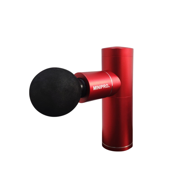 Массажер-пистолет для мышц MiniPro M22 красный