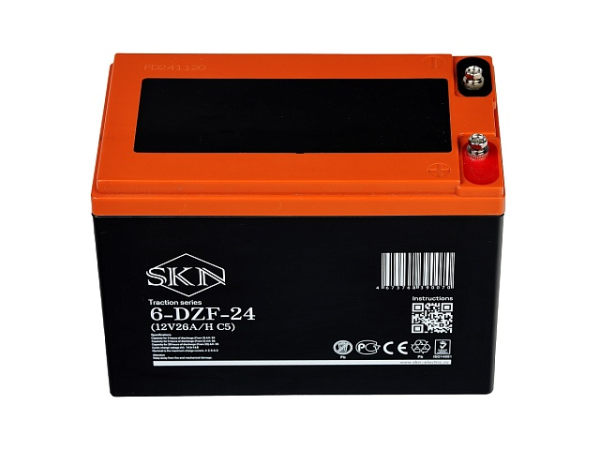 Тяговый аккумулятор SKN 6-DZF-24 (12V26A/H C5)