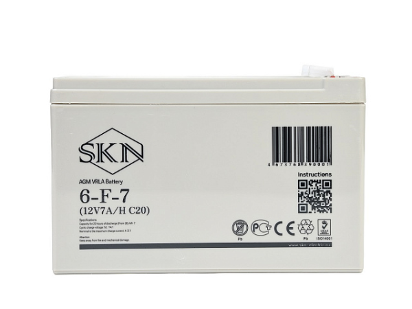 Аккумулятор для ИБП SKN 6-F-7 (12V7Ah C20)