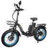 Электровелосипед Syccyba H2 DUAL синий