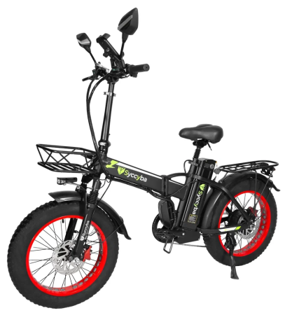 Электровелосипед SYCCYBA H1 (F10) 20AH красный