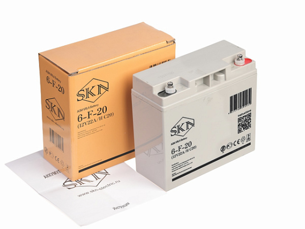 Аккумулятор для ИБП SKN 6-F-20 (12V20A/H C20)
