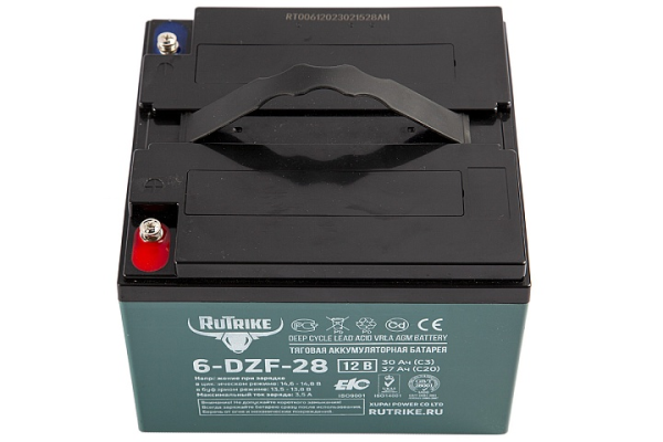 Тяговый аккумулятор RuTrike 6-DZF-28 (12V28A/H C3)