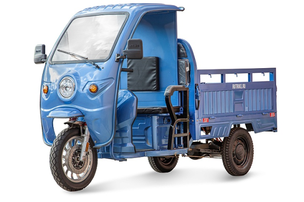 Грузовой электротрицикл Rutrike Гермес Pro 1500 72V2200W синий