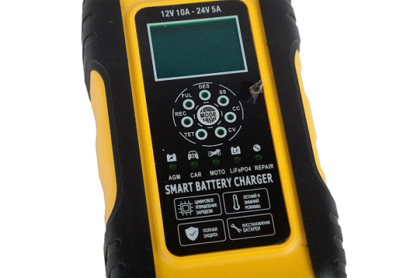 Зарядное устройство SKN ZYX-J50 12V 10A, 24V 5A (6Ah-180Ah) [AGM, GEL, SLA, WET, LI, CA]