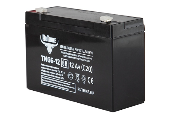 Аккумуляторная батарея RuTrike TNG6-12 (6V12A/H C20)