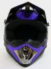 Шлем кроссовый MOTAX матово-черный-фиолетовый