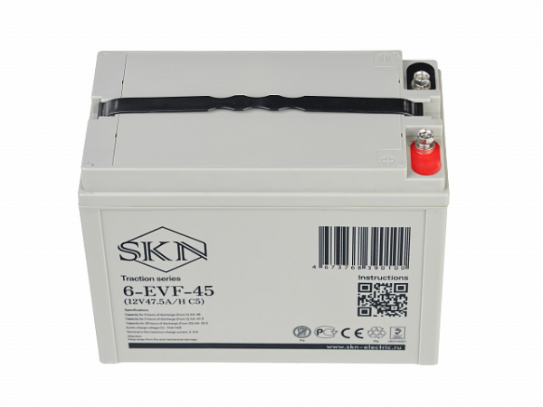 Тяговый аккумулятор SKN 6-EVF-45 (12V47.5A/H C5)