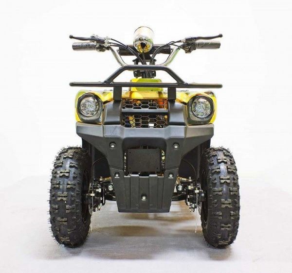 Квадроцикл GreenCamel Gobi K40 (30Ah 36V 800W R6 Цепной привод) быстросъем, армейский желтый