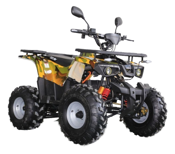 Квадроцикл GreenCamel Атакама T420 (60V 1500W 20Ah R8 Дифференциал) пониженная Армейский-желтый