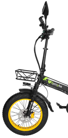 Электровелосипед SYCCYBA H1 (F10) 20AH желтый