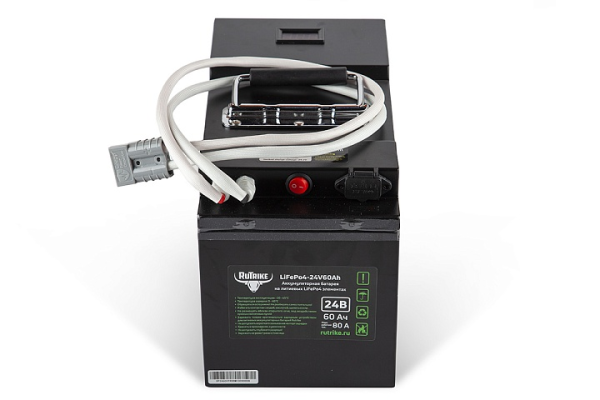 Тяговый аккумулятор Rutrike LiFePO4 24V60Ah (80A)