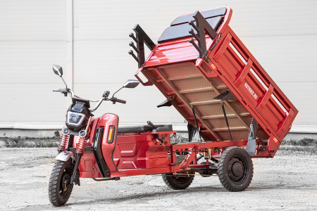 Грузовой электротрицикл Rutrike Антей PRO 1500 красный
