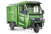 Грузовой электротрицикл Rutrike КАРГО Кабина Дуал зеленый