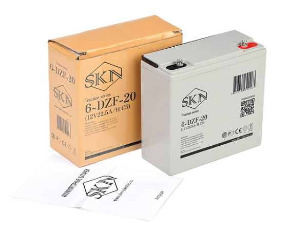 Тяговый аккумулятор SKN 6-DZF-20 (12V22.5A/H C5)