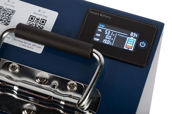 Литиевый тяговый аккумулятор Gelbert LiFePO4 (48V/24Ah/30А/1,152Wh) BT/Display