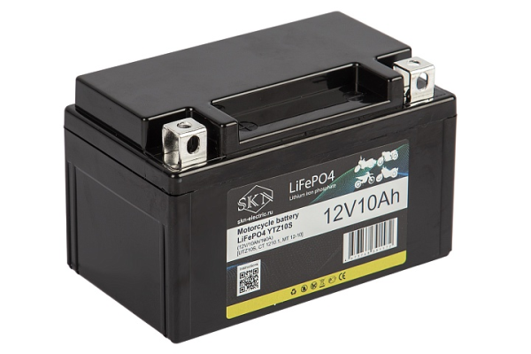 Аккумулятор для мототехники SKN LiFePO4 YTZ10S (12V/10Ah/190A)