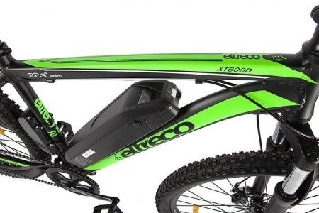 Велогибрид Eltreco XT 600 D черно-синий