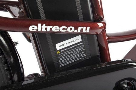 Велогибрид GREEN CITY e-ALFA LUX красный