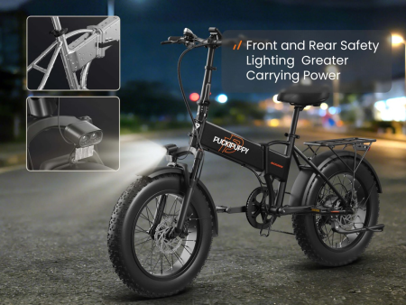 Электровелосипед PUCKIPUPPI DACHSHUND черный